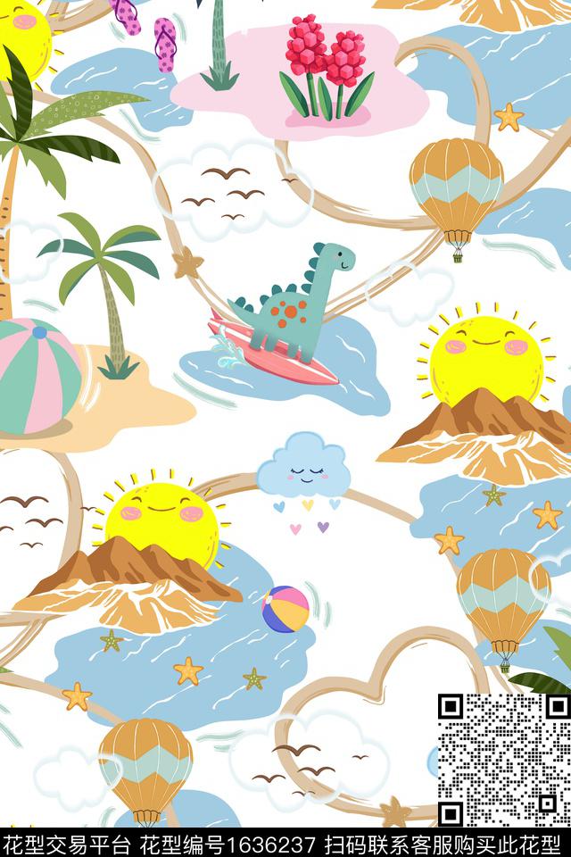 印花花型下载（图片编号: 1636237） - 瓦栏（Walan）