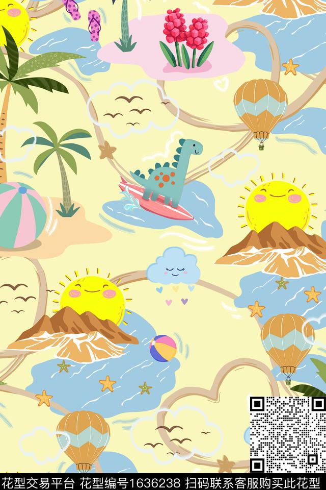 印花花型下载（图片编号: 1636238） - 瓦栏（Walan）
