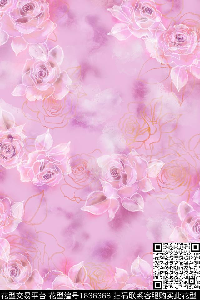 印花花型下载（图片编号: 1636368） - 瓦栏（Walan）