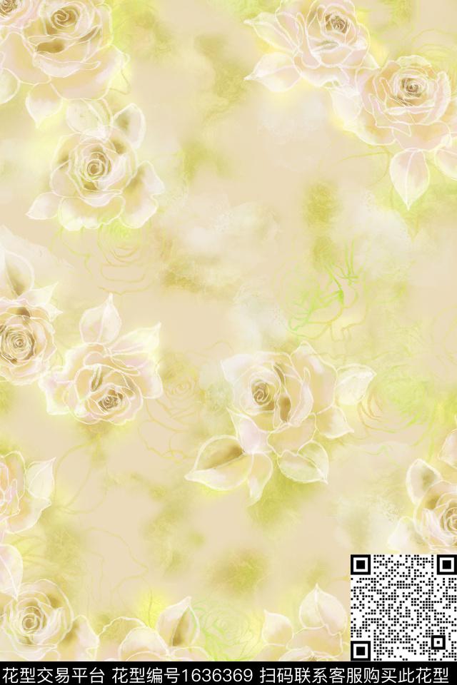 印花花型下载（图片编号: 1636369） - 瓦栏（Walan）