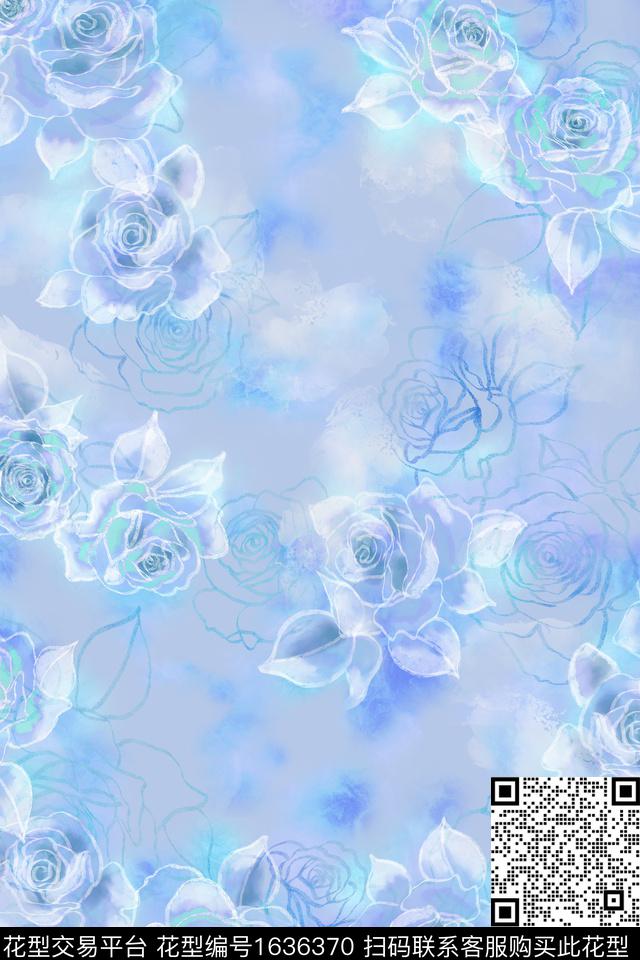 印花花型下载（图片编号: 1636370） - 瓦栏（Walan）