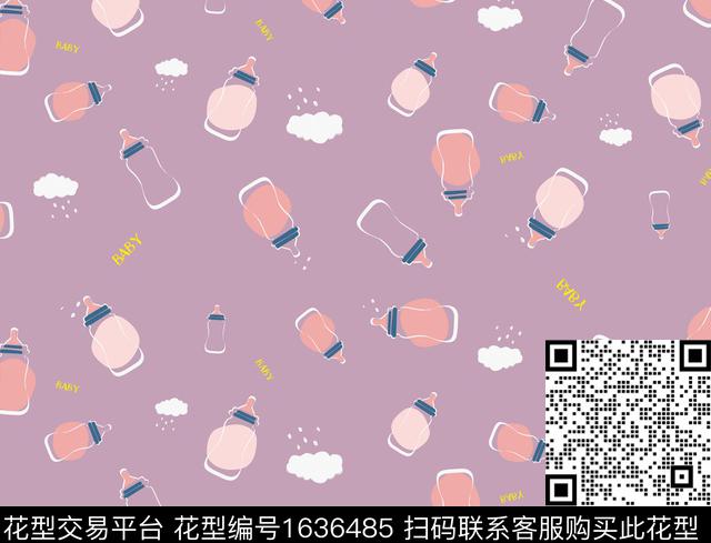 趣味家居服童装传统印花花型下载（图片编号: 1636485） - 瓦栏（Walan）