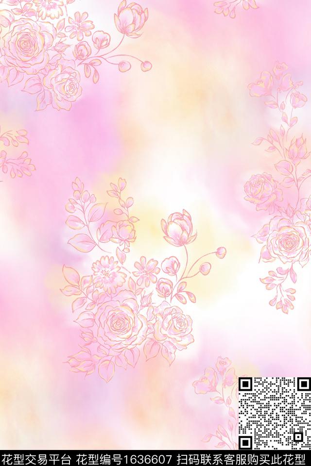 印花花型下载（图片编号: 1636607） - 瓦栏（Walan）