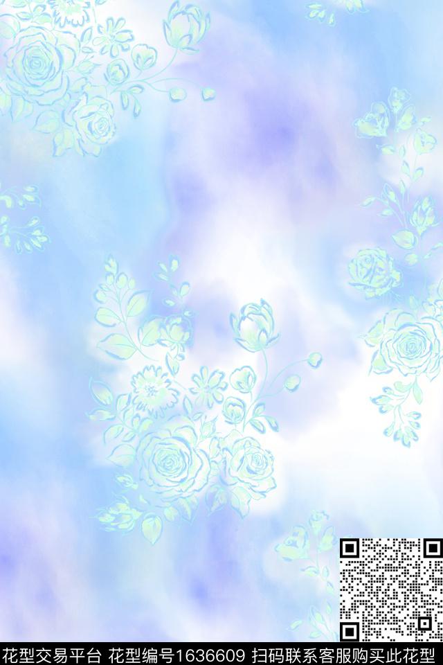 印花花型下载（图片编号: 1636609） - 瓦栏（Walan）