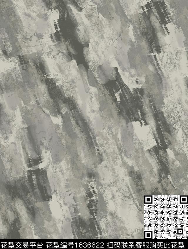 户外抽象男装肌理数码印花花型下载（图片编号: 1636622） - 瓦栏（Walan）