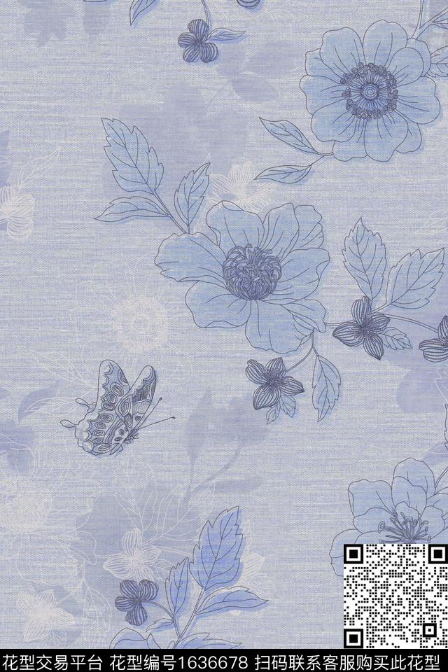 印花花型下载（图片编号: 1636678） - 瓦栏（Walan）