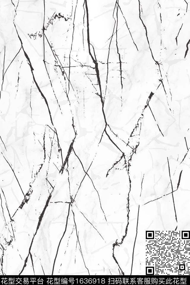 纹理男装抽象数码印花花型下载（图片编号: 1636918） - 瓦栏（Walan）
