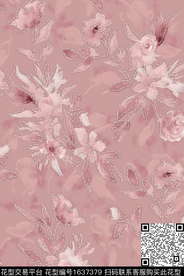 印花花型下载（图片编号: 1637379） - 瓦栏（Walan）