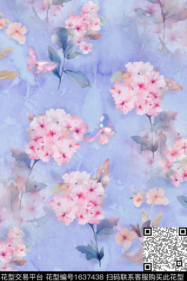 印花花型下载（图片编号: 1637438） - 瓦栏（Walan）