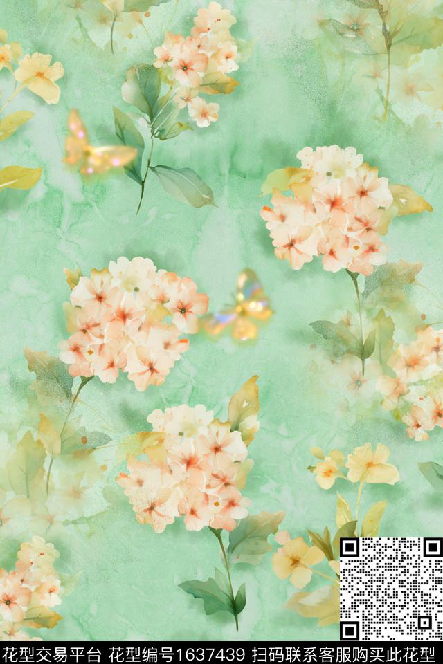 印花花型下载（图片编号: 1637439） - 瓦栏（Walan）