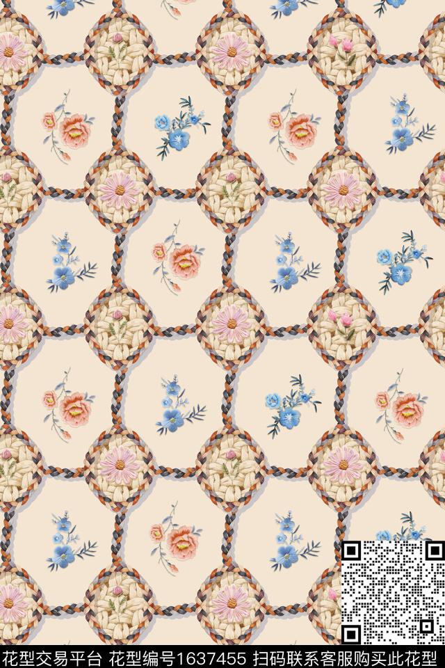 印花花型下载（图片编号: 1637455） - 瓦栏（Walan）