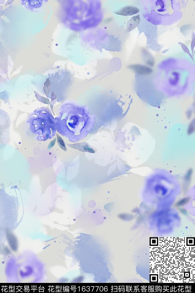 印花花型下载（图片编号: 1637706） - 瓦栏（Walan）