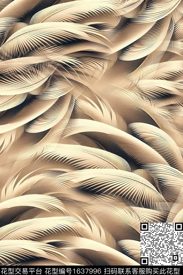 大牌男装中老年男装数码印花花型下载（图片编号: 1637996） - 瓦栏（Walan）