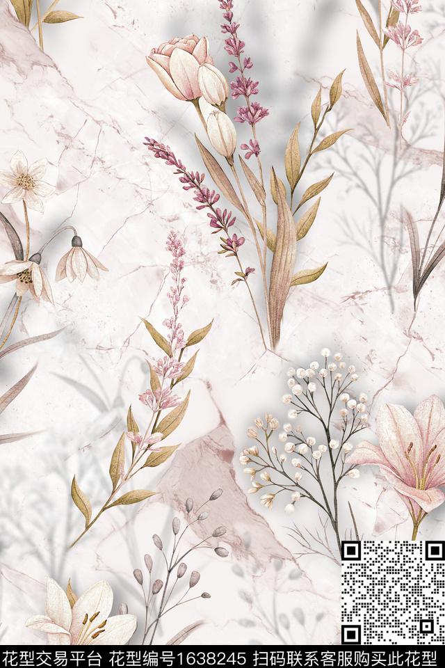 印花花型下载（图片编号: 1638245） - 瓦栏（Walan）