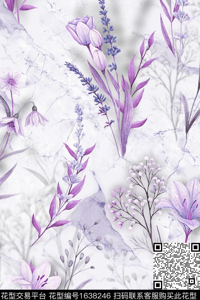 印花花型下载（图片编号: 1638246） - 瓦栏（Walan）