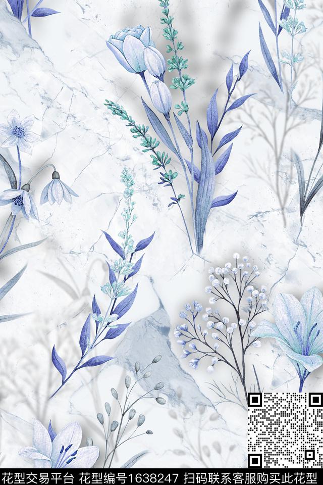 印花花型下载（图片编号: 1638247） - 瓦栏（Walan）