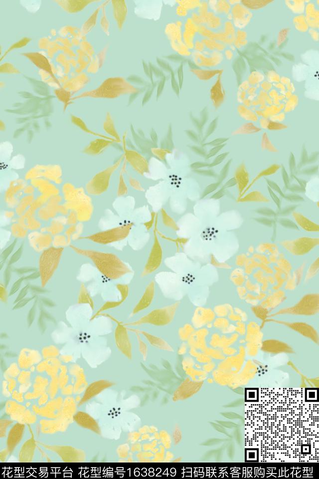 印花花型下载（图片编号: 1638249） - 瓦栏（Walan）