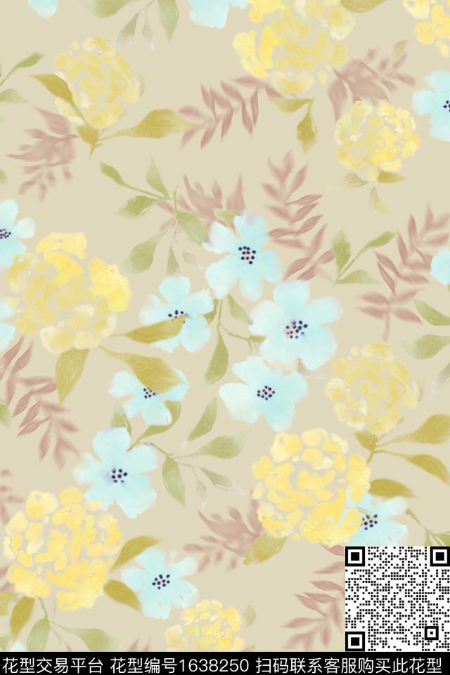 印花花型下载（图片编号: 1638250） - 瓦栏（Walan）