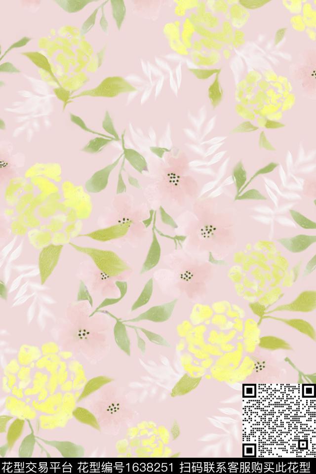 印花花型下载（图片编号: 1638251） - 瓦栏（Walan）