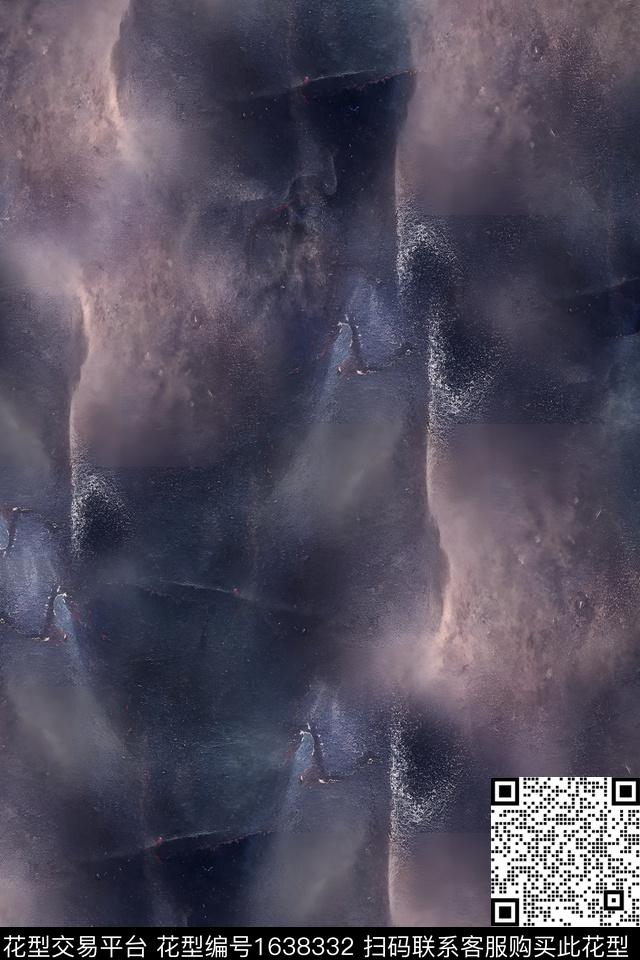 纹理大理石扎染花型数码印花花型下载（图片编号: 1638332） - 瓦栏（Walan）