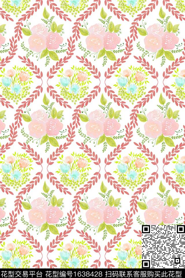 印花花型下载（图片编号: 1638428） - 瓦栏（Walan）