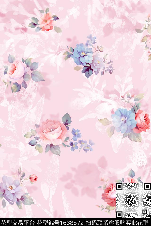 印花花型下载（图片编号: 1638572） - 瓦栏（Walan）