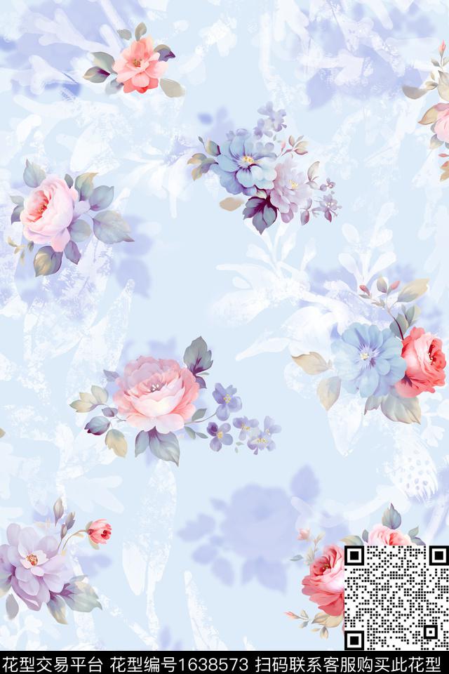 印花花型下载（图片编号: 1638573） - 瓦栏（Walan）