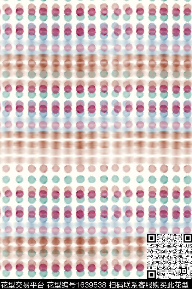 民族风简约几何数码印花花型下载（图片编号: 1639538） - 瓦栏（Walan）