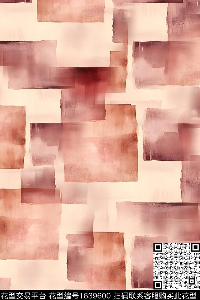 衬衫几何男装数码印花花型下载（图片编号: 1639600） - 瓦栏（Walan）
