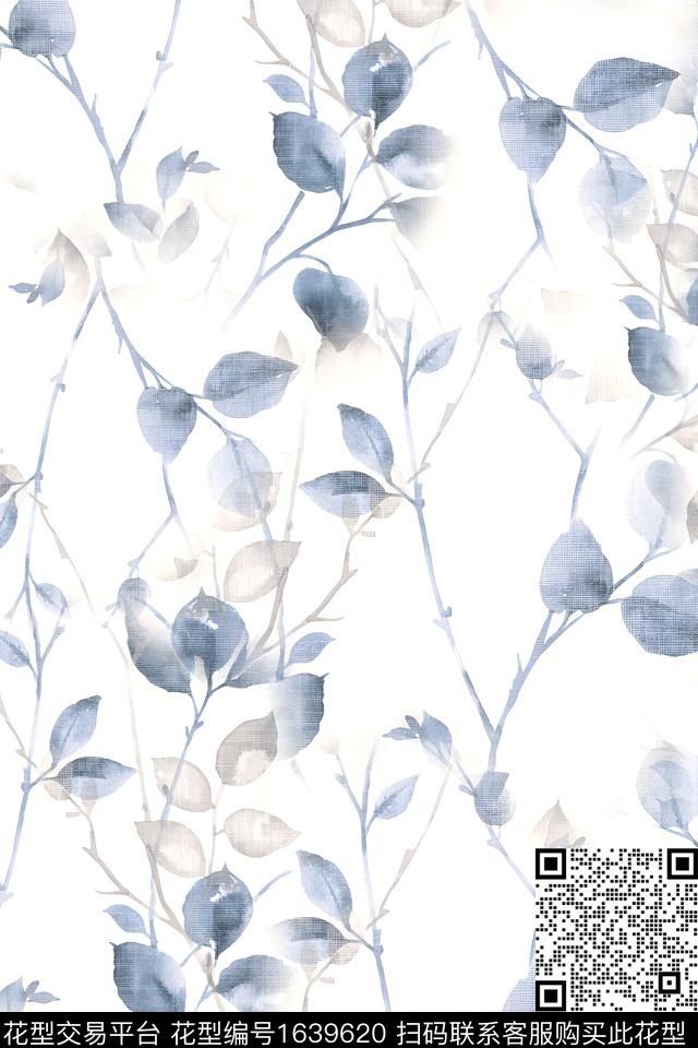 衬衫几何男装数码印花花型下载（图片编号: 1639620） - 瓦栏（Walan）
