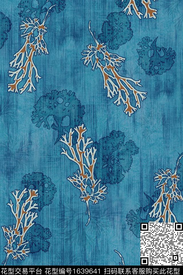 小碎花包金花型中老年数码印花花型下载（图片编号: 1639641） - 瓦栏（Walan）