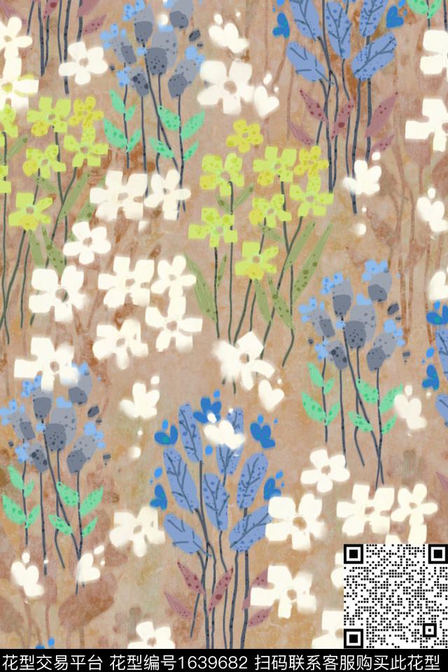 印花花型下载（图片编号: 1639682） - 瓦栏（Walan）