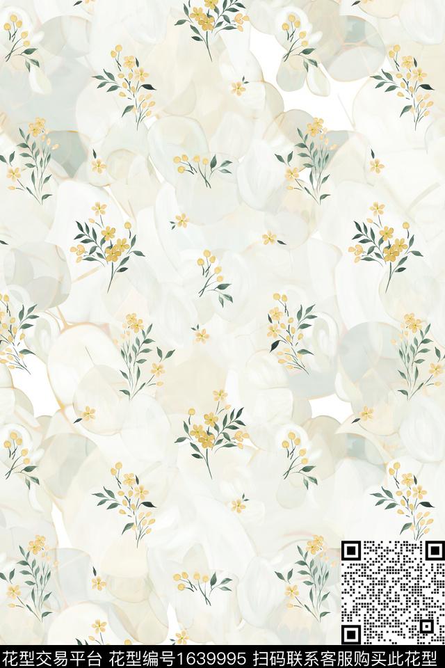 小清新花卉小碎花数码印花花型下载（图片编号: 1639995） - 瓦栏（Walan）