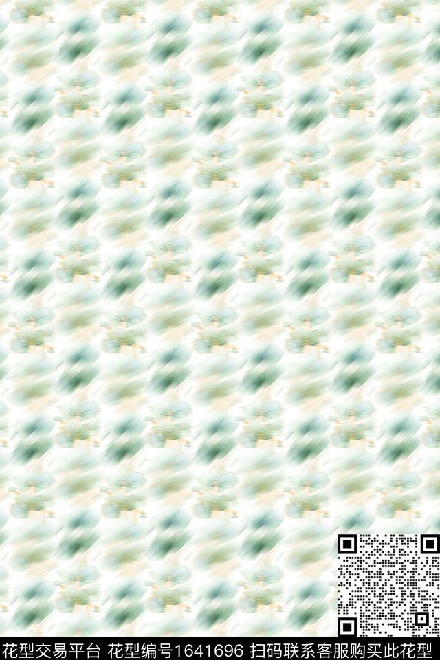 花卉抽象花卉模糊花卉数码印花花型下载（图片编号: 1641696） - 瓦栏（Walan）