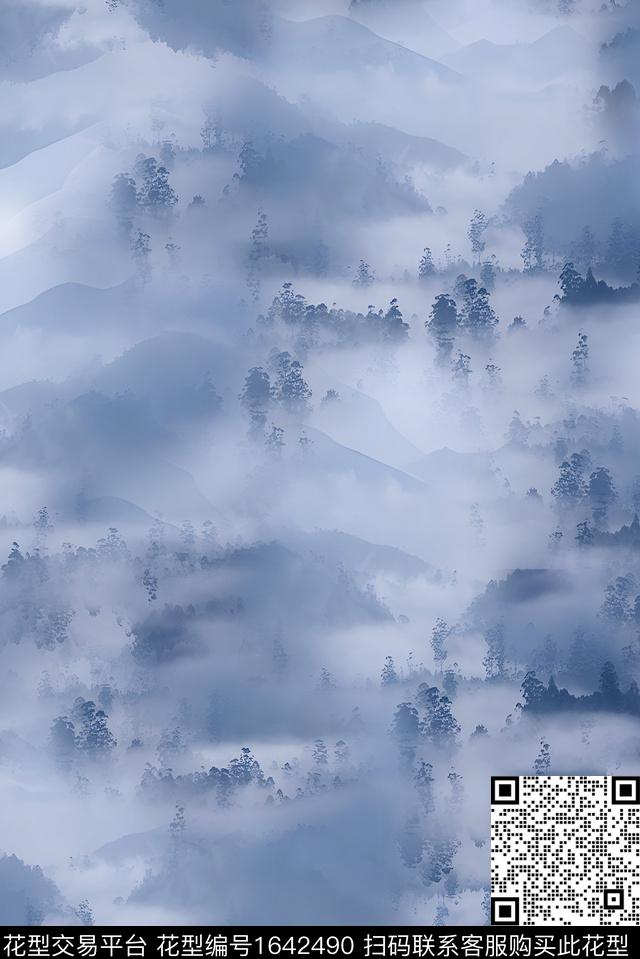 纹理户外肌理数码印花花型下载（图片编号: 1642490） - 瓦栏（Walan）