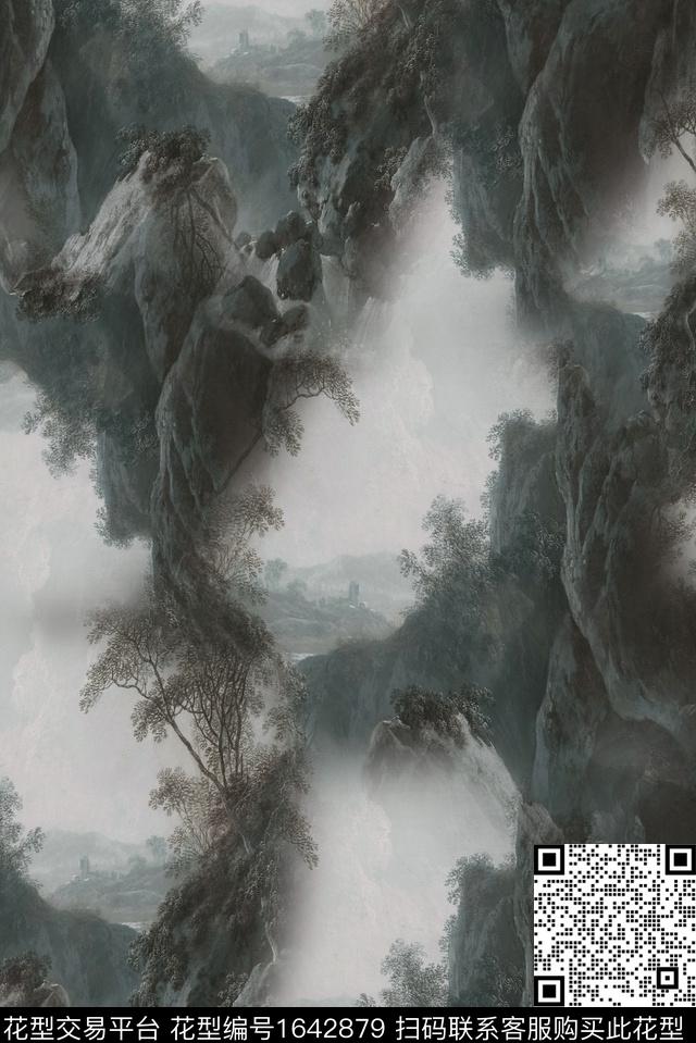 纹理户外肌理数码印花花型下载（图片编号: 1642879） - 瓦栏（Walan）