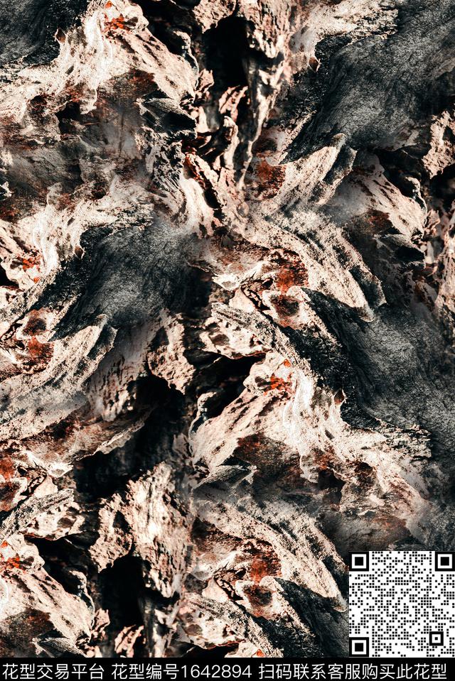 纹理户外肌理数码印花花型下载（图片编号: 1642894） - 瓦栏（Walan）