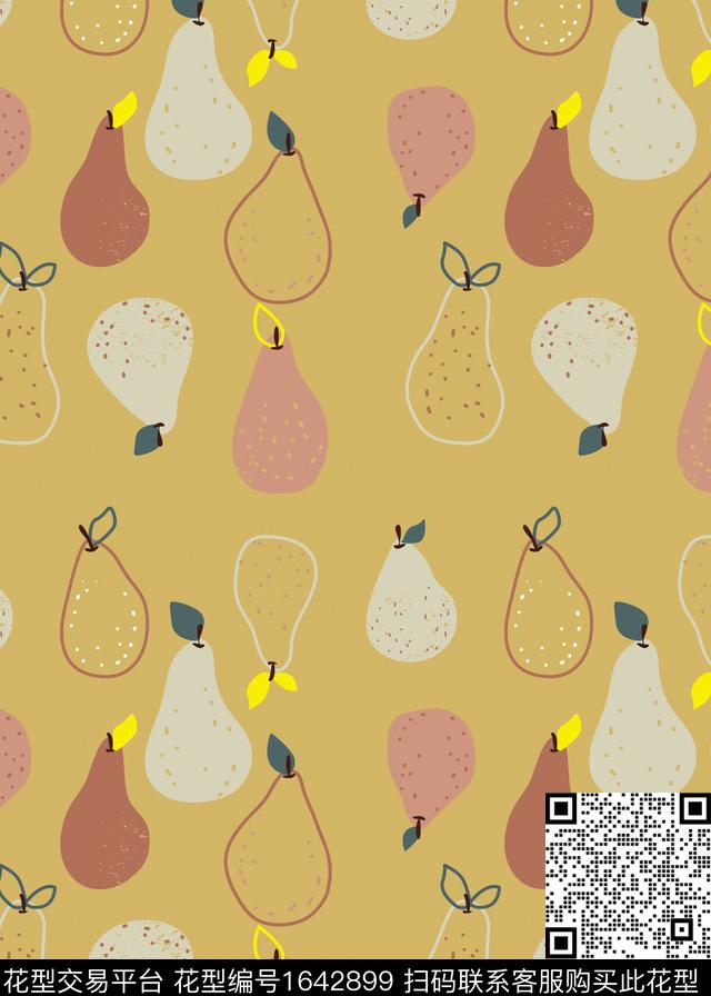 家居服童装水果数码印花花型下载（图片编号: 1642899） - 瓦栏（Walan）