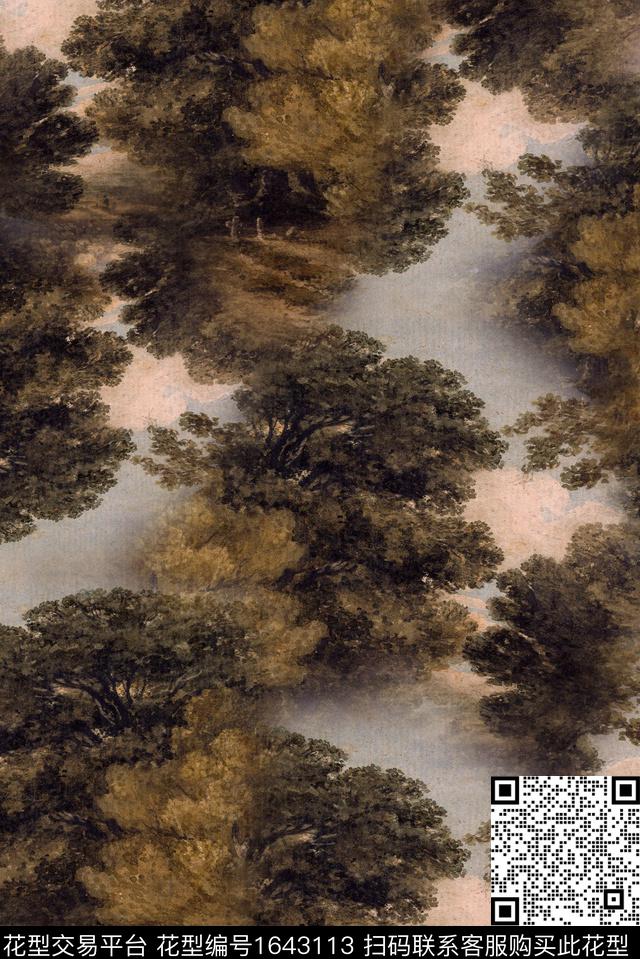 户外肌理男装数码印花花型下载（图片编号: 1643113） - 瓦栏（Walan）
