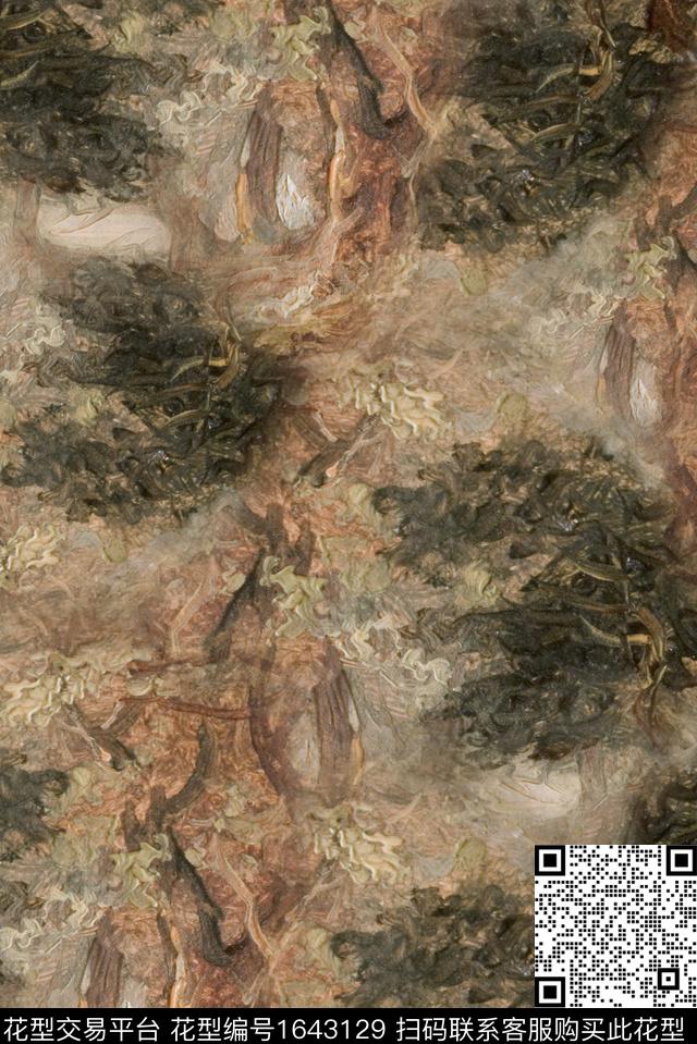 户外肌理男装数码印花花型下载（图片编号: 1643129） - 瓦栏（Walan）