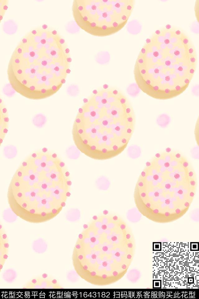 小清新可爱简约数码印花花型下载（图片编号: 1643182） - 瓦栏（Walan）