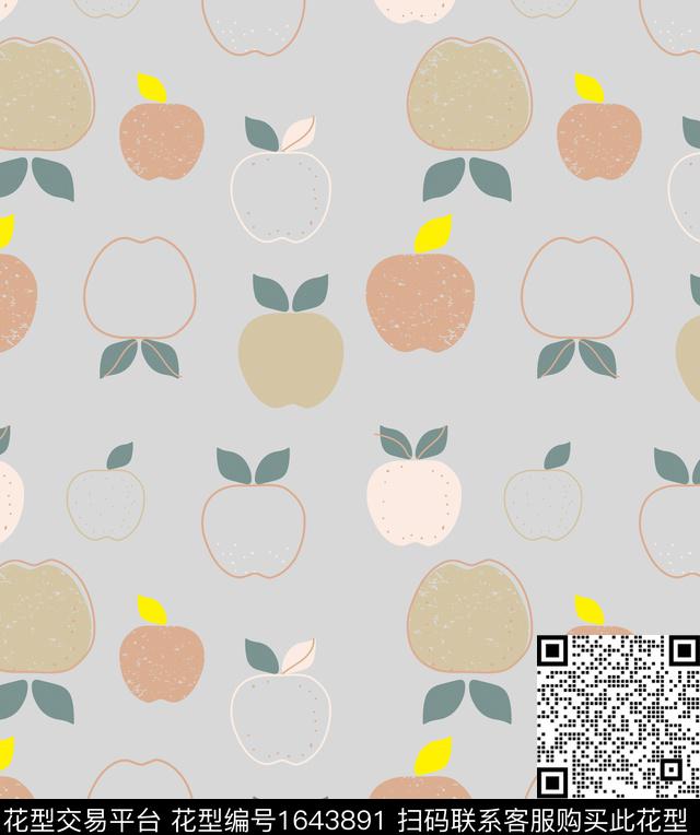 趣味家居服童装传统印花花型下载（图片编号: 1643891） - 瓦栏（Walan）