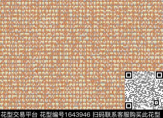 几何格子纹理传统印花花型下载（图片编号: 1643946） - 瓦栏（Walan）