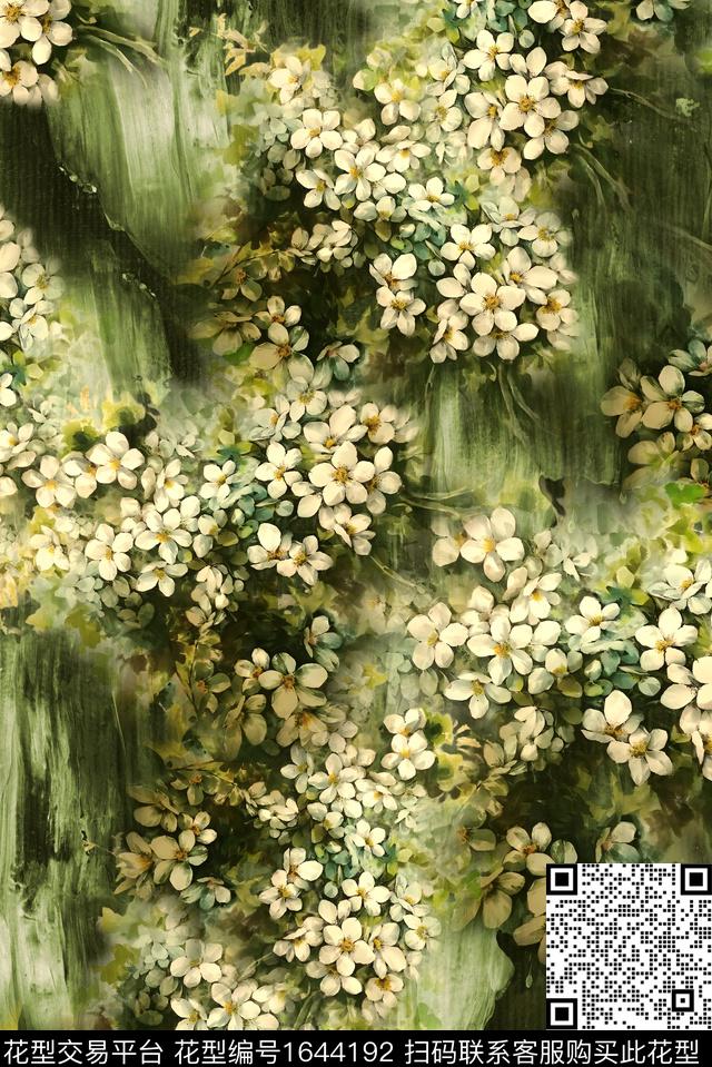 中国风花卉小碎花数码印花花型下载（图片编号: 1644192） - 瓦栏（Walan）