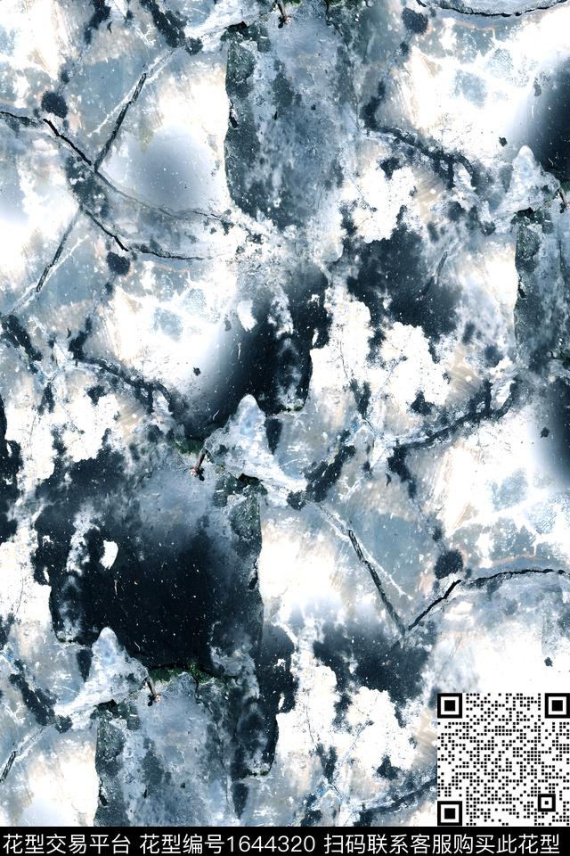 纹理晕染肌理大理石数码印花花型下载（图片编号: 1644320） - 瓦栏（Walan）
