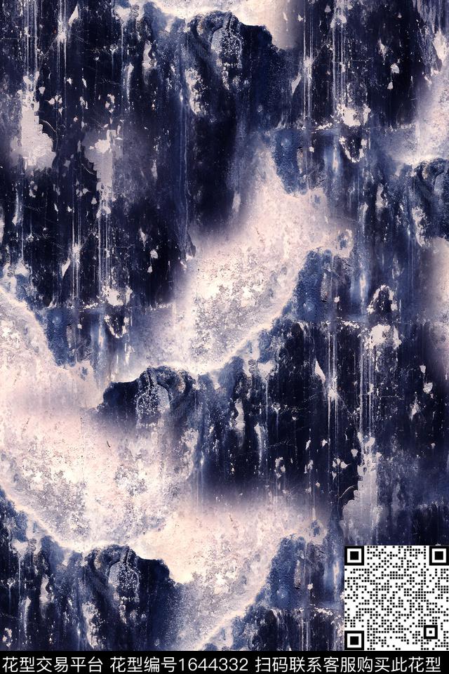 纹理晕染肌理大理石数码印花花型下载（图片编号: 1644332） - 瓦栏（Walan）