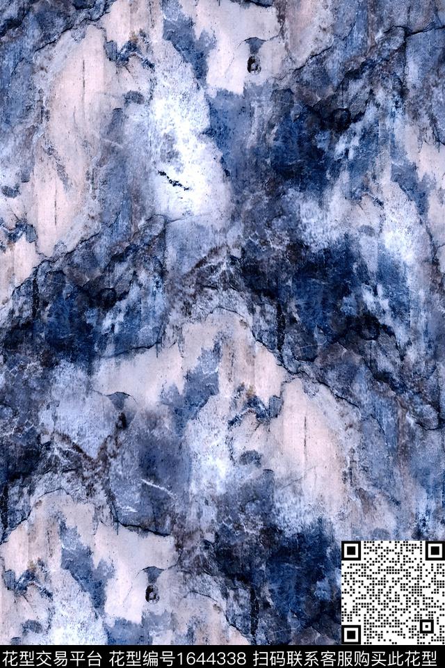 纹理晕染肌理大理石数码印花花型下载（图片编号: 1644338） - 瓦栏（Walan）