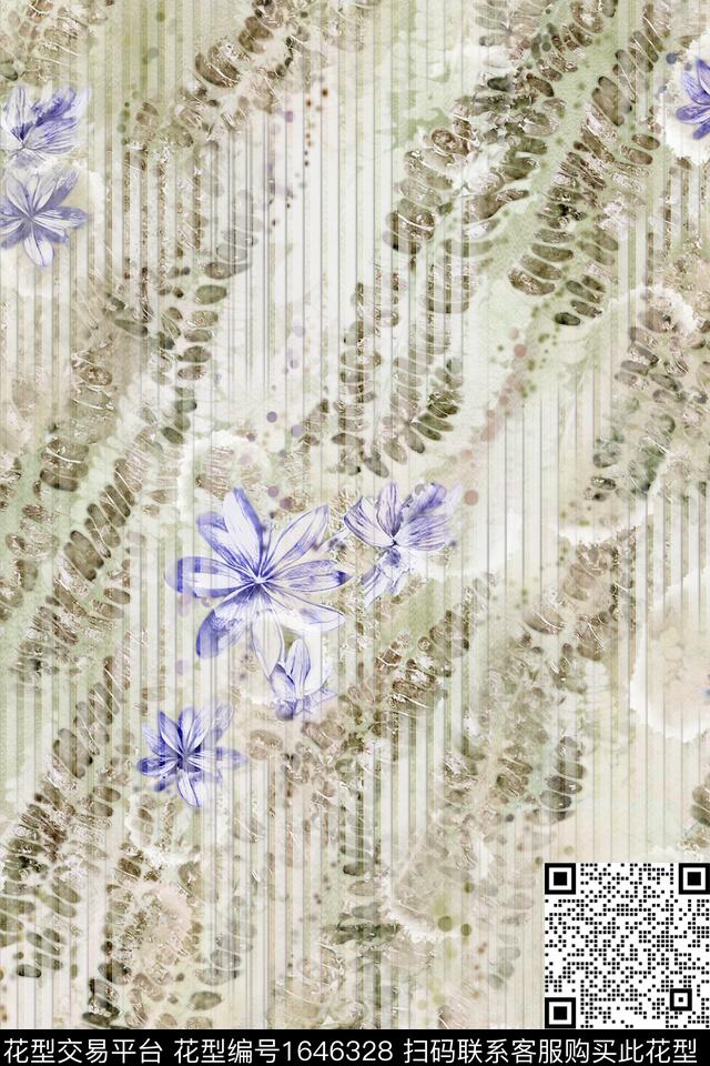 印花花型下载（图片编号: 1646328） - 瓦栏（Walan）