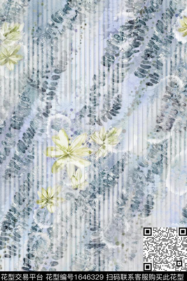 印花花型下载（图片编号: 1646329） - 瓦栏（Walan）