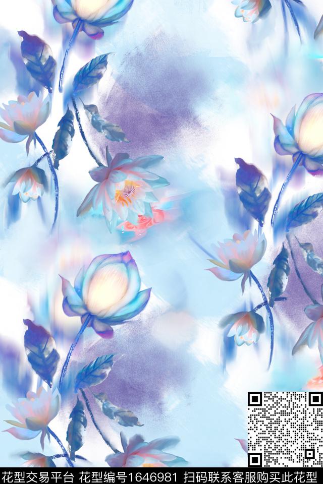 印花花型下载（图片编号: 1646981） - 瓦栏（Walan）